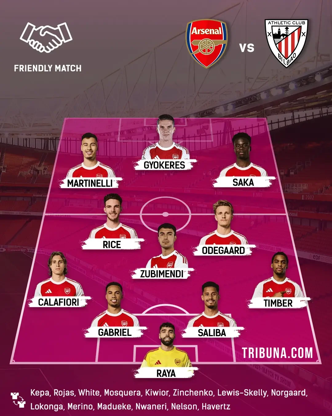 Athletic Club Vs Arsenal